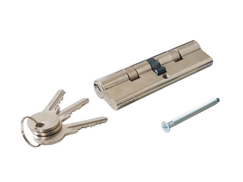 Цилиндр профильный MAXBAR 847/K 55-55, никелированный. Рис. 1 Цилиндр профильный MAXBAR 847/K 55-55, никелированный. Рис. 1