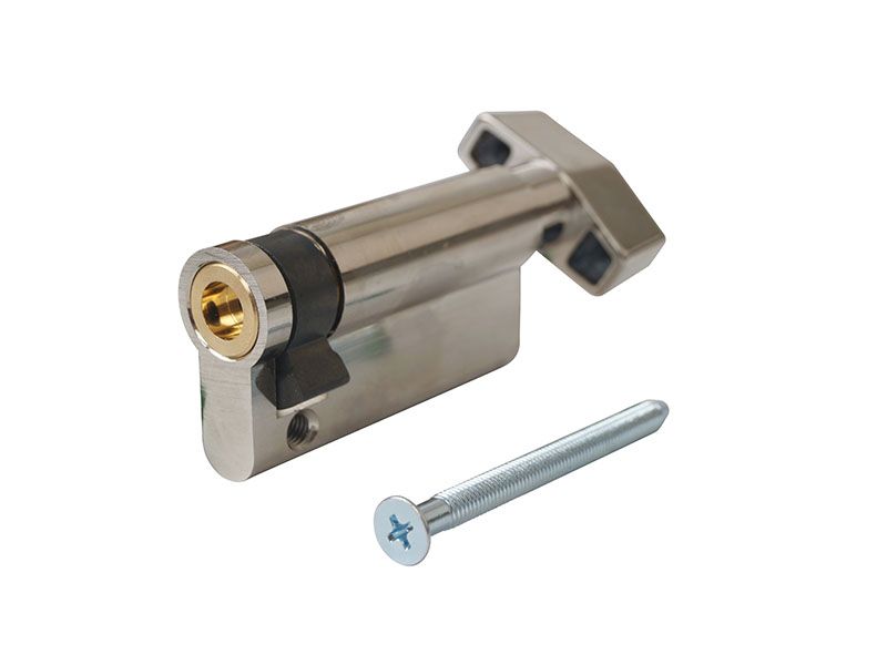 Цилиндр профильный MAXBAR с круг. руч. 50(ручка C)/10,никелированный. Рис. 2 Цилиндр профильный MAXBAR с круг. руч. 50(ручка C)/10,никелированный. Рис. 2