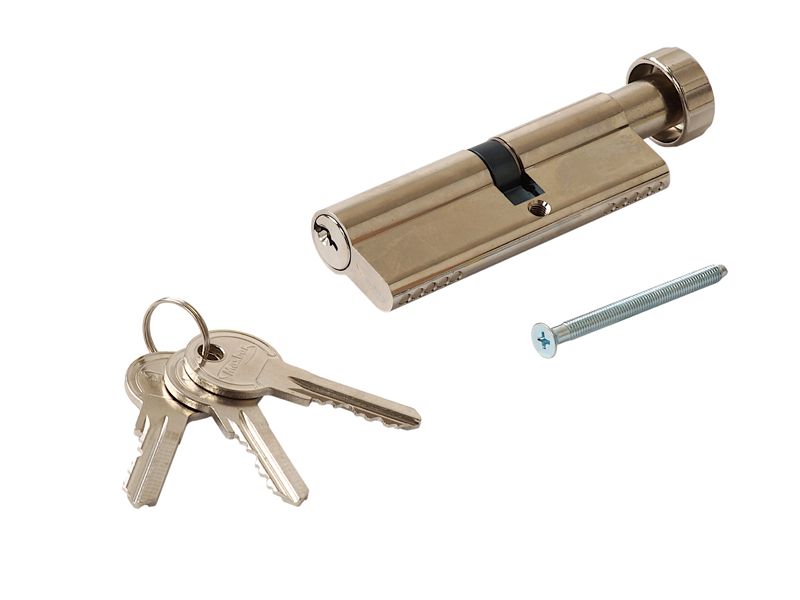 Цилиндр профильный MAXBAR с круглой ручкой 40 (ручка C)/50 (ключ). Рис. 1