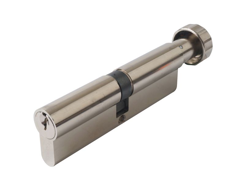 Цилиндр профильный MAXBAR с круглой ручкой 50 (ручка C)/50 (ключ),никелированный. Рис. 3 Цилиндр профильный MAXBAR с круглой ручкой 50 (ручка C)/50 (ключ),никелированный. Рис. 3