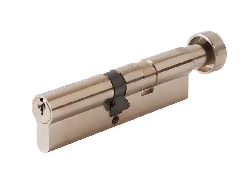 Цилиндр профильный MAXBAR с круглой ручкой 60 (ручка C)/50 (ключ),никелированный. Рис. 3 Цилиндр профильный MAXBAR с круглой ручкой 60 (ручка C)/50 (ключ),никелированный. Рис. 3