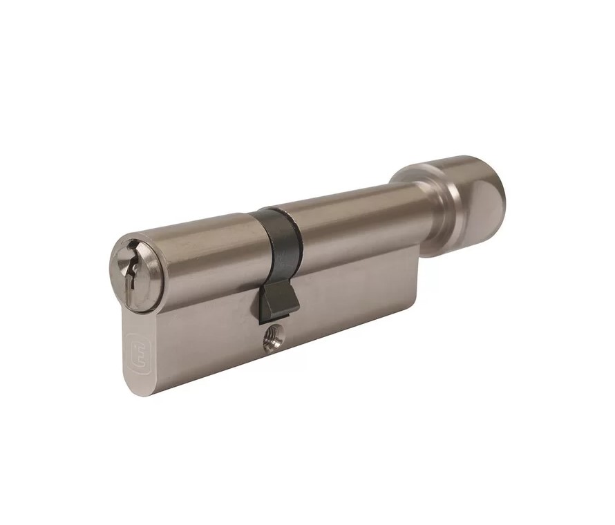 Цилиндр профильный MAXBAR с круглой ручкой C/K1 50 (ручка)/45(ключ), никелированный. Рис. 1 Цилиндр профильный MAXBAR с круглой ручкой C/K1 50 (ручка)/45(ключ), никелированный. Рис. 1