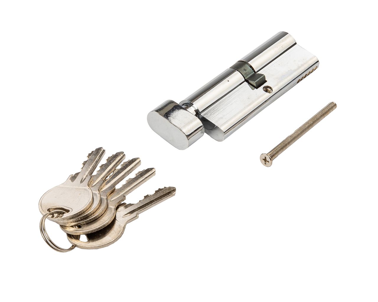 Цилиндр профильный с ручкой 45(ключ)/45(ручка овальная 28мм), ЦАМ, 5 ключей. Рис. 1 Цилиндр профильный с ручкой 45(ключ)/45(ручка овальная 28мм), ЦАМ, 5 ключей. Рис. 1