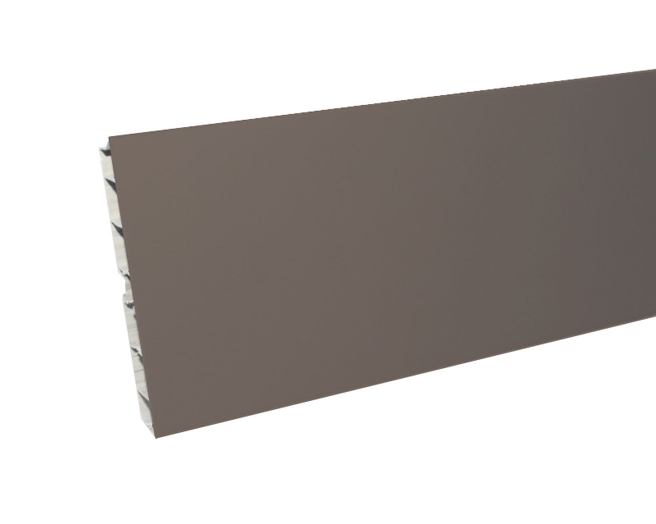 Цоколь кухонный ПВХ Антрацит СофтТач H=150мм L=4м FIRMAX. Рис. 1