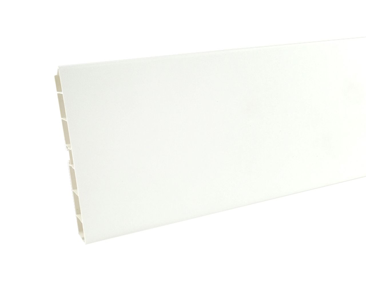 Цоколь кухонный ПВХ Белый H=100мм L=4м FIRMAX. Рис. 1