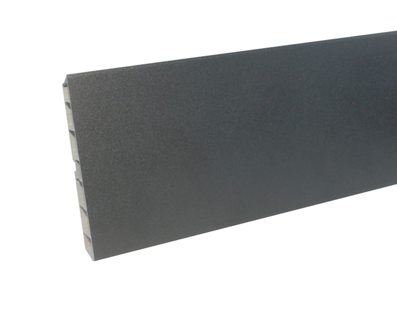 Цоколь кухонный ПВХ Графит зернистый H=100мм L=4м FIRMAX. Рис. 1 Цоколь кухонный ПВХ Графит зернистый H=100мм L=4м FIRMAX. Рис. 1