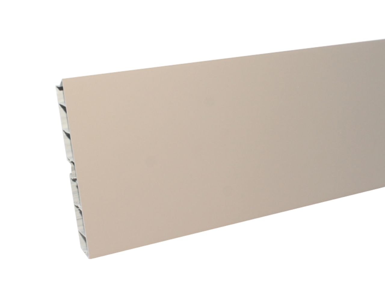 Цоколь кухонный ПВХ Капучино СофтТач H=100мм L=4м FIRMAX. Рис. 1