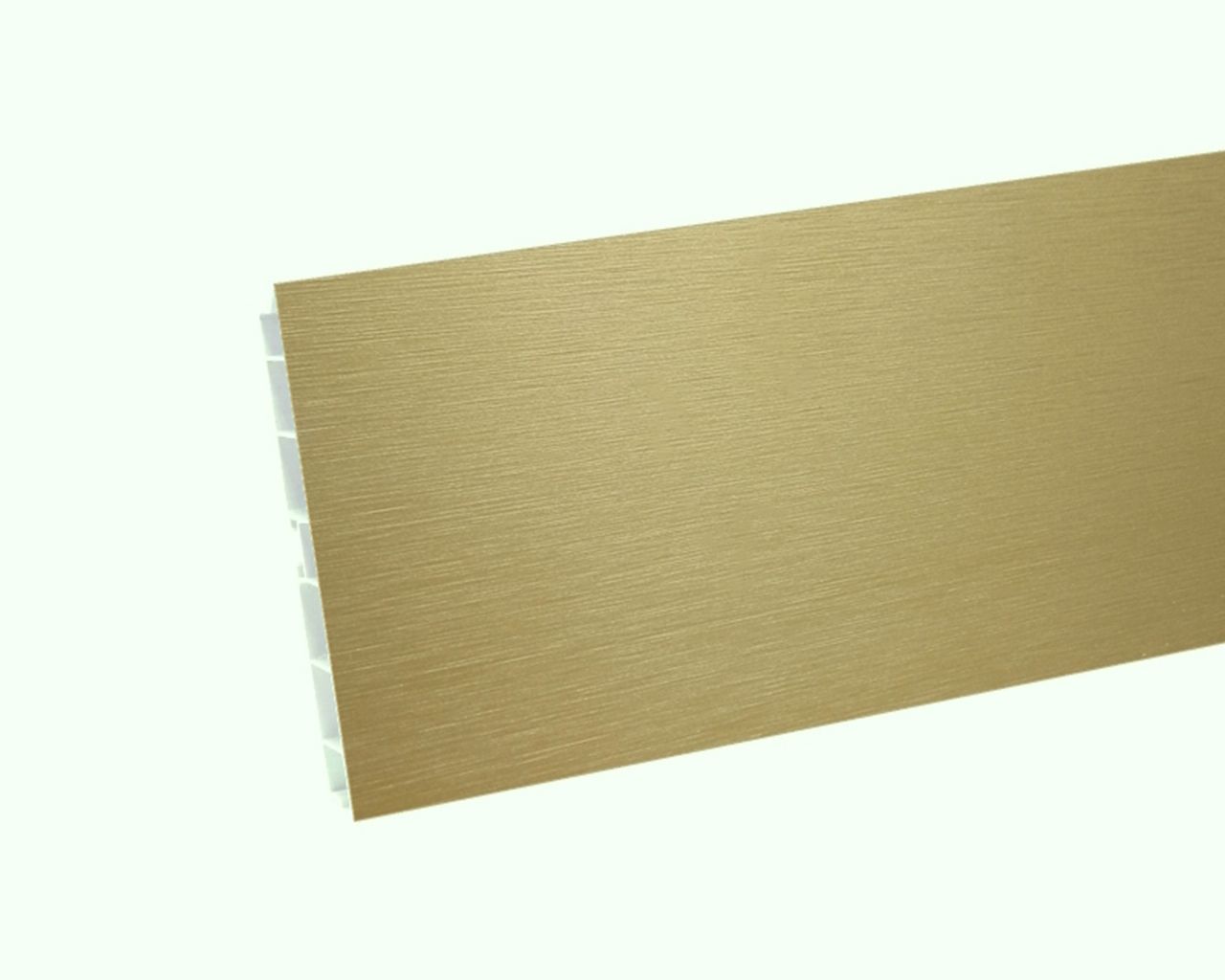 Цоколь кухонный ПВХ Золото поталь H=150мм L=4м FIRMAX. Рис. 1