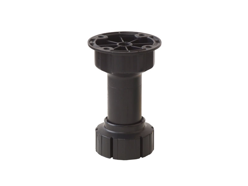 Цокольная ножка, H=100 мм, пластик, черный. Рис. 1