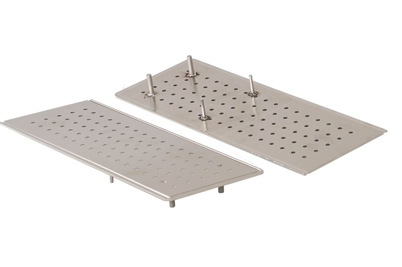 Крышки привода торцевые, 2 шт, 100 мм алюминиевые, неокрашенные, (4000020) 4010100. Рис. 2