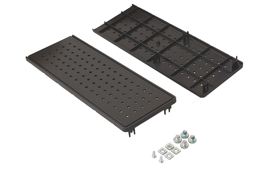 Крышки привода торцевые, 2 шт, 100 мм пластиковые черные, 4000034. Рис. 2