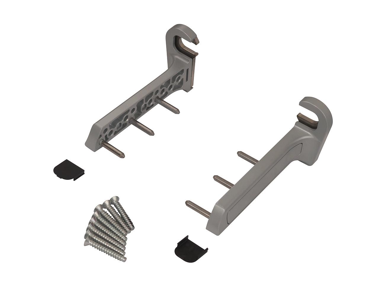 Держатель (комплект) FOLD, серебро R01.1. Рис. 1