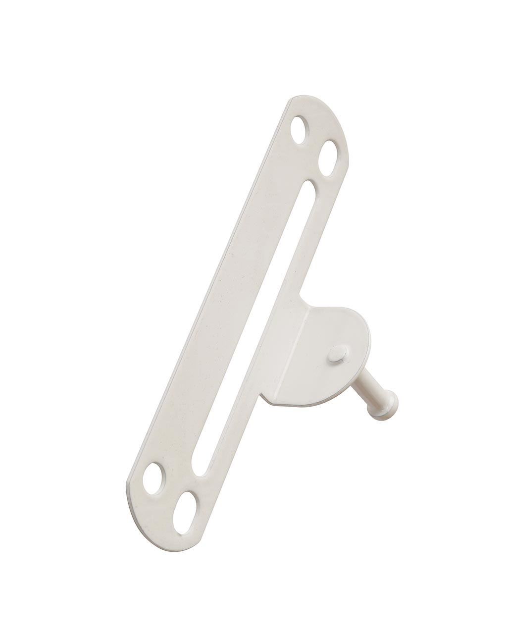 Держатель ограничителя открывания для алюминиевых окон, белый. Рис. 1