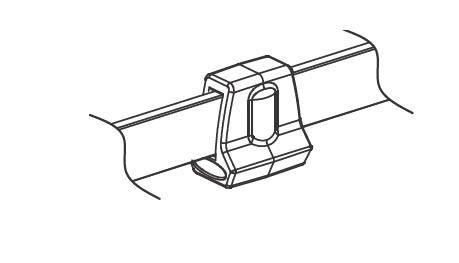 Держатель штанги соединительной HS. Рис. 1