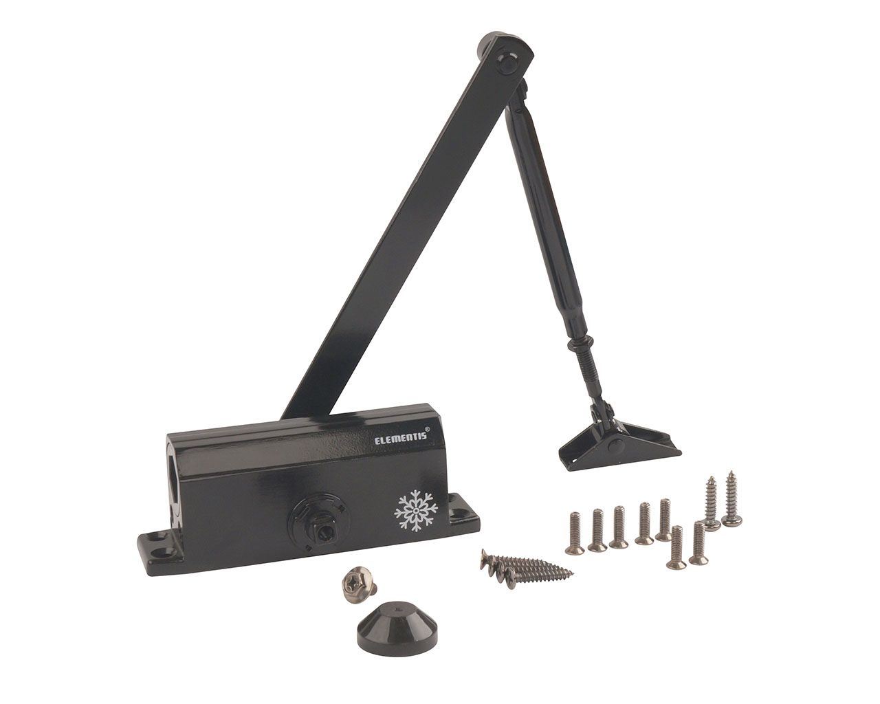 Доводчик Elementis 602 EN2 Черный RAL9005. Рис. 1