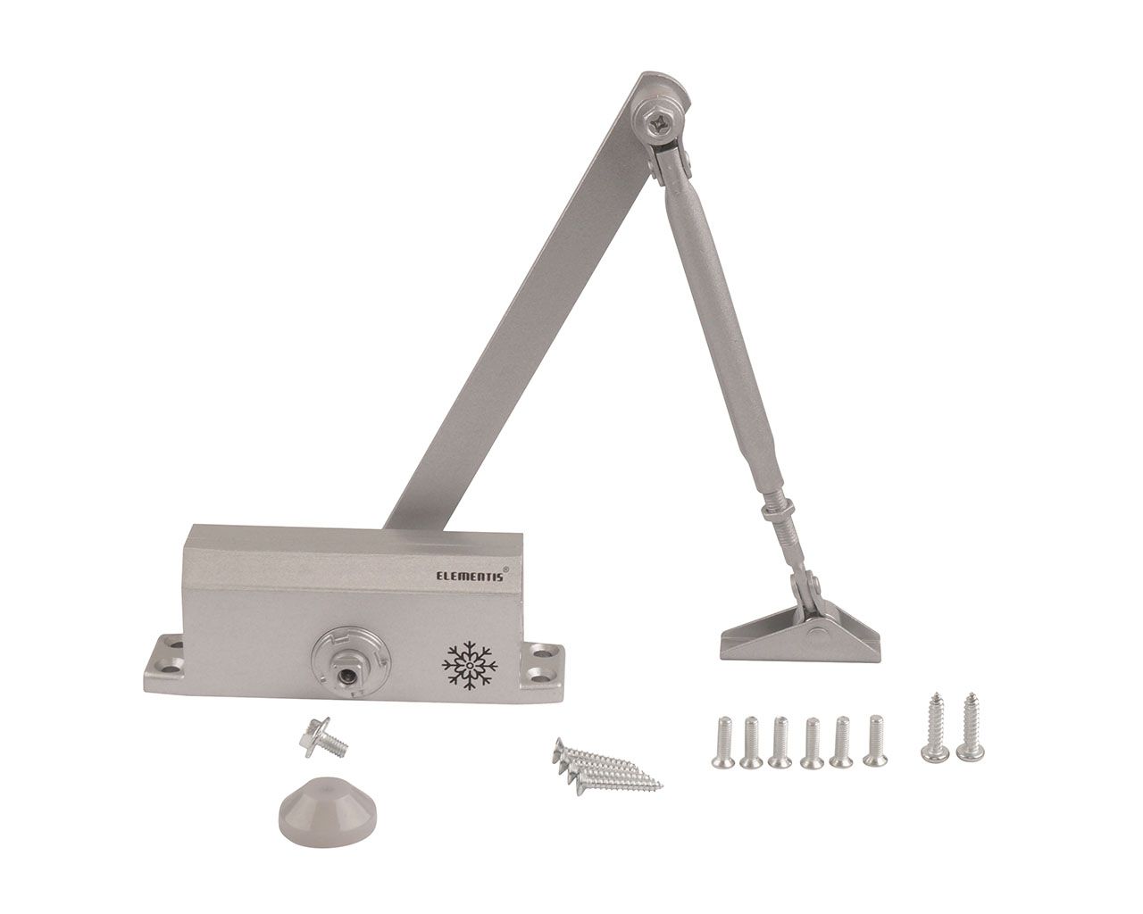 Доводчик Elementis 602 EN2 Серый RAL9006. Рис. 2