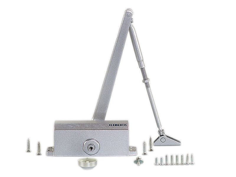 Доводчик Elementis 603 EN3/4 Серый RAL9006. Рис. 1