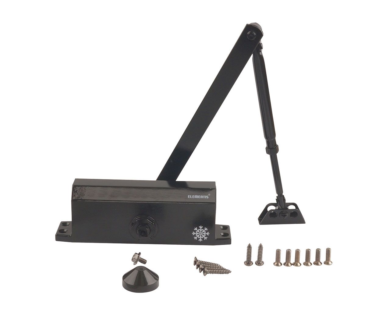 Доводчик Elementis 604 EN4/5, Черный RAL9005. Рис. 2