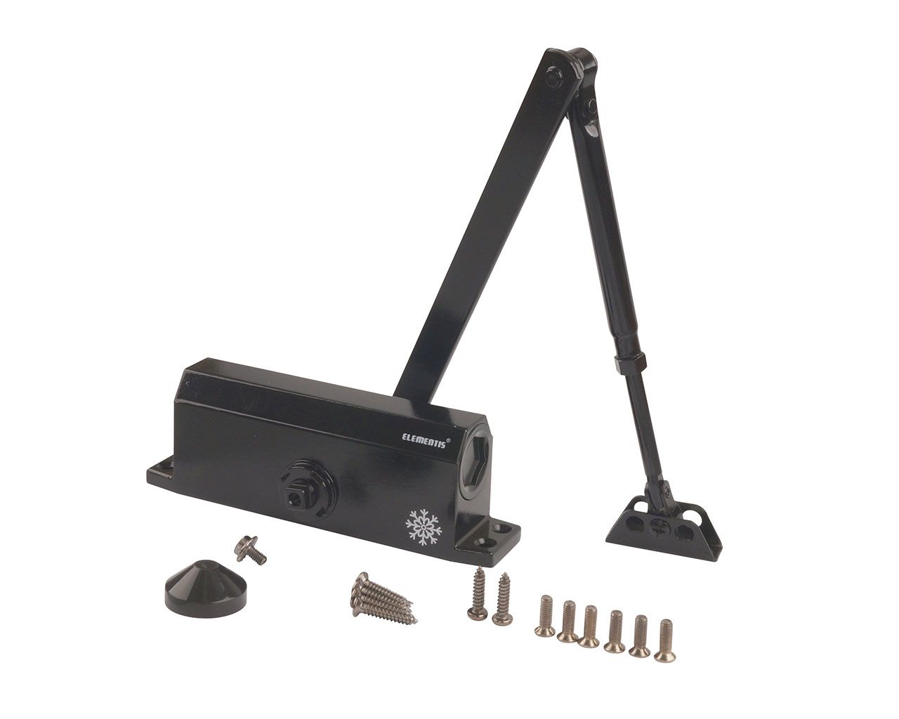 Доводчик Elementis 604 EN4/5, Черный RAL9005. Рис. 3