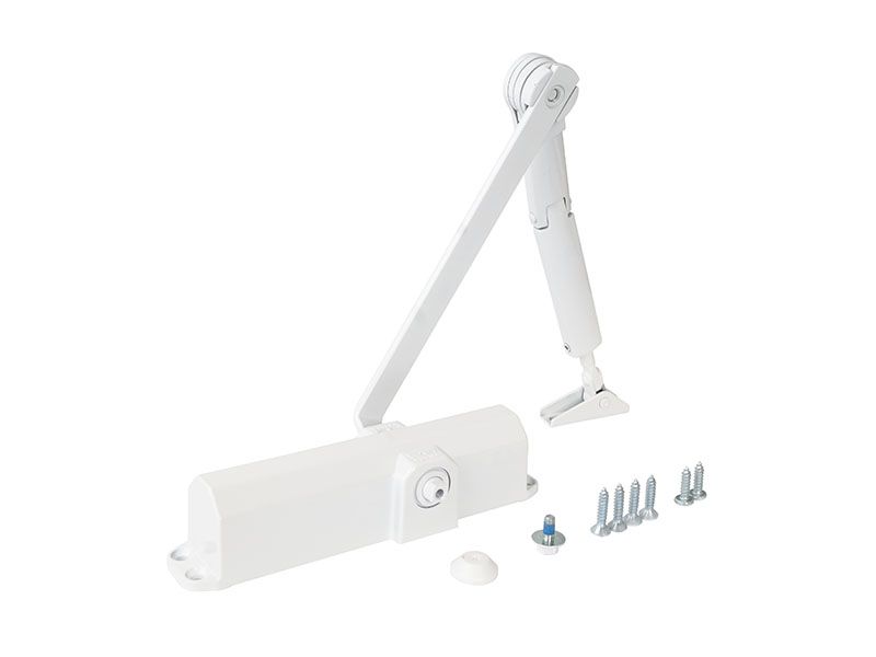 Доводчик dormakaba  TS-Compakt с фиксацией Size2/3/4 с тягой, Белый RAL9016. Рис. 2