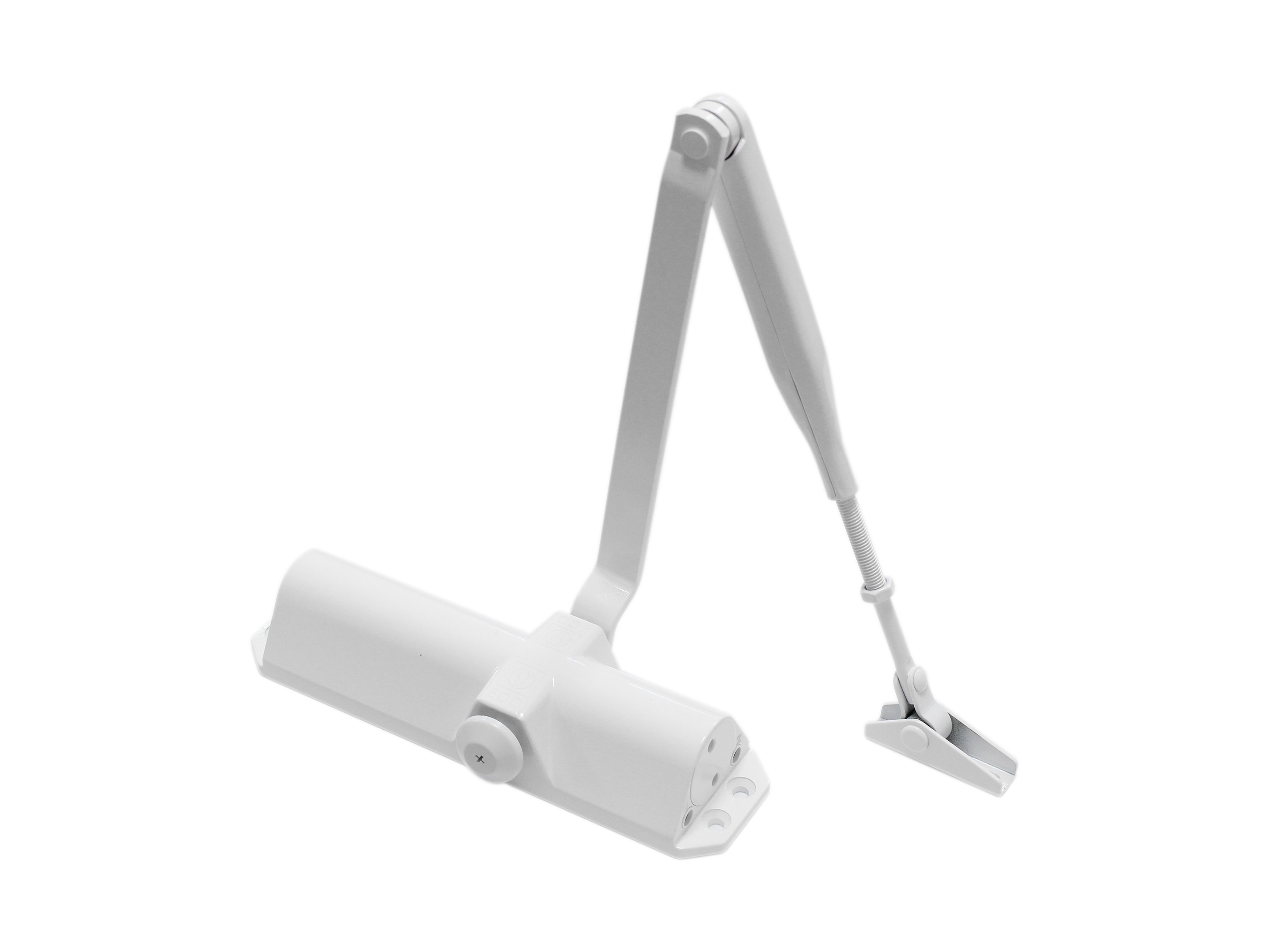 Доводчик ECO Schulte TS-10D EN2/3/4, с тягой, Белый RAL9016. Рис. 1 Доводчик ECO Schulte TS-10D EN2/3/4, с тягой, Белый RAL9016. Рис. 1