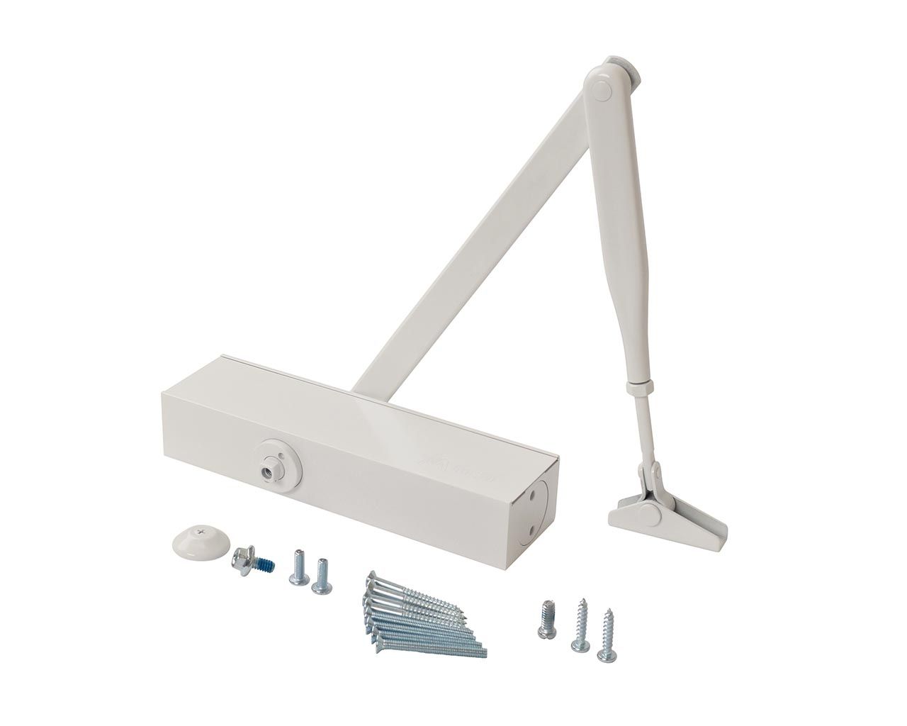 Доводчик ECO Schulte TS 11F EN2/3/4/5, с тягой, Белый RAL9016. Рис. 1 Доводчик ECO Schulte TS 11F EN2/3/4/5, с тягой, Белый RAL9016. Рис. 1