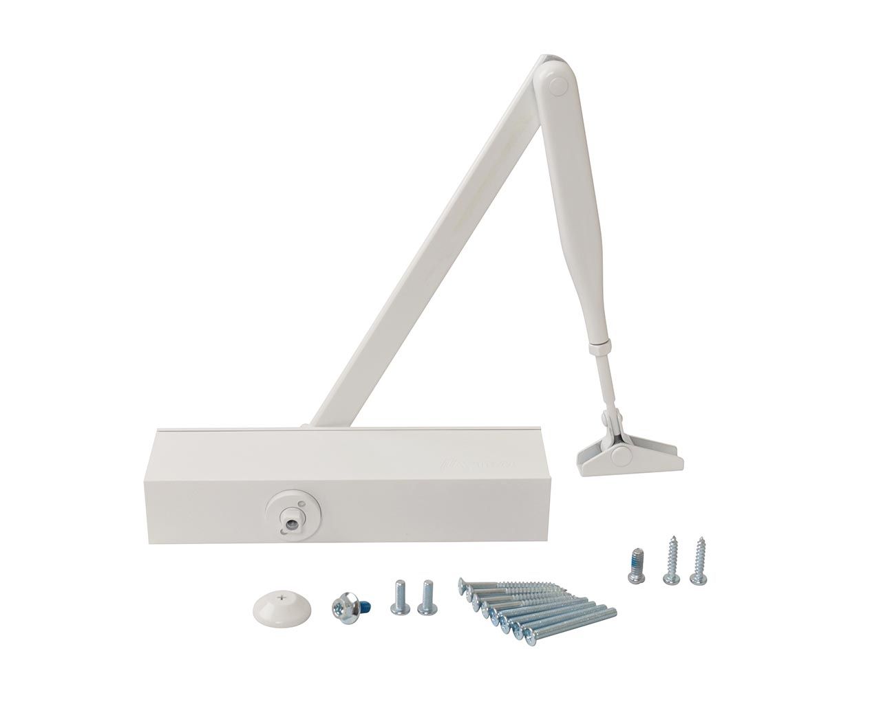 Доводчик ECO Schulte TS 11F EN2/3/4/5, с тягой, Белый RAL9016. Рис. 2 Доводчик ECO Schulte TS 11F EN2/3/4/5, с тягой, Белый RAL9016. Рис. 2