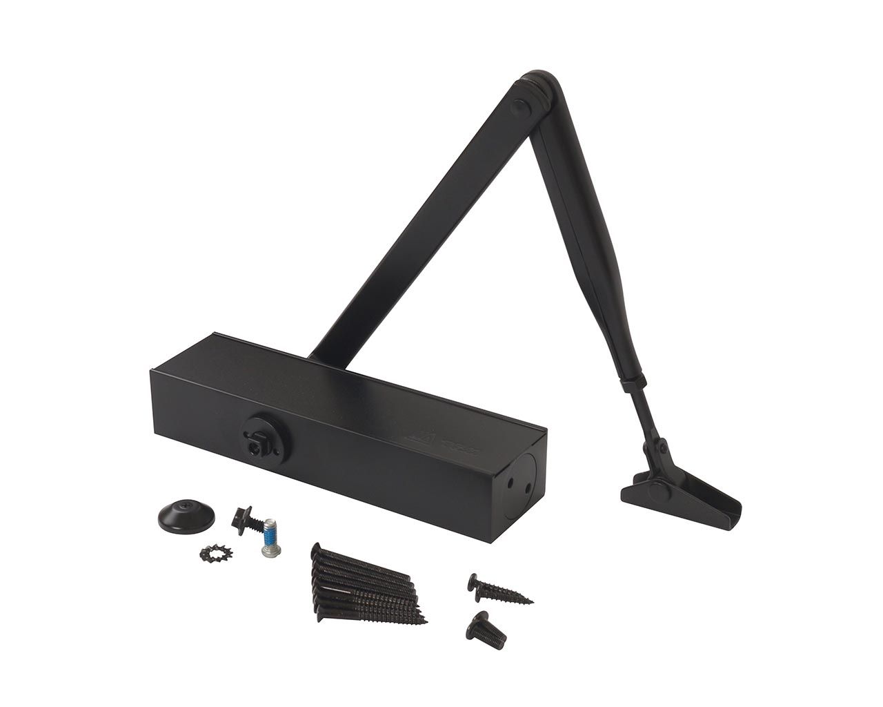 Доводчик ECO Schulte TS 11F EN2/3/4/5, с тягой, Черный RAL9005. Рис. 1 Доводчик ECO Schulte TS 11F EN2/3/4/5, с тягой, Черный RAL9005. Рис. 1