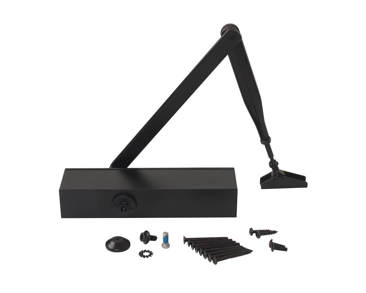 Доводчик ECO Schulte TS 11F EN2/3/4/5, с тягой, Черный RAL9005. Рис. 2 Доводчик ECO Schulte TS 11F EN2/3/4/5, с тягой, Черный RAL9005. Рис. 2