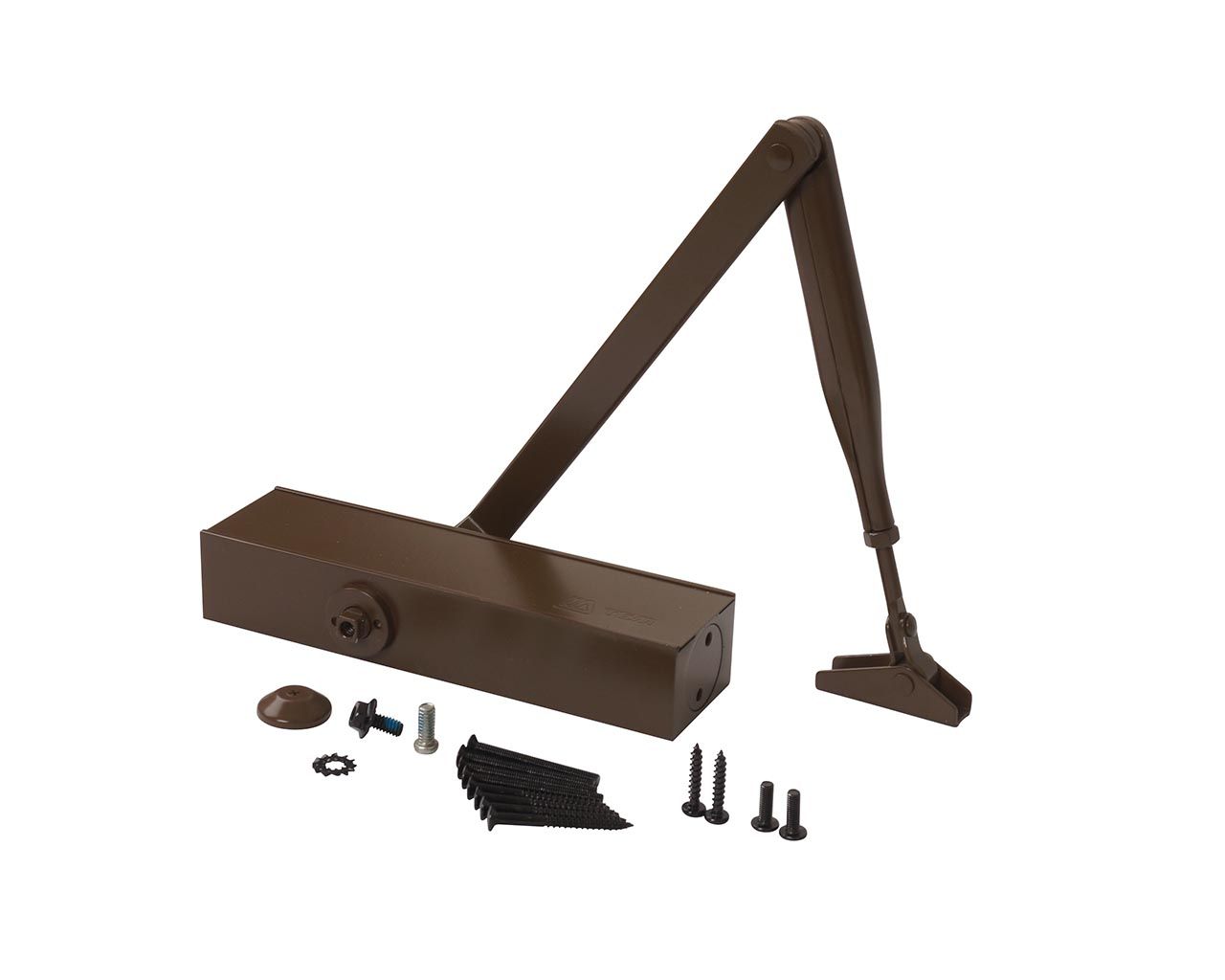 Доводчик ECO Schulte TS 11F EN2/3/4/5, с тягой, Коричневый RAL8014. Рис. 1