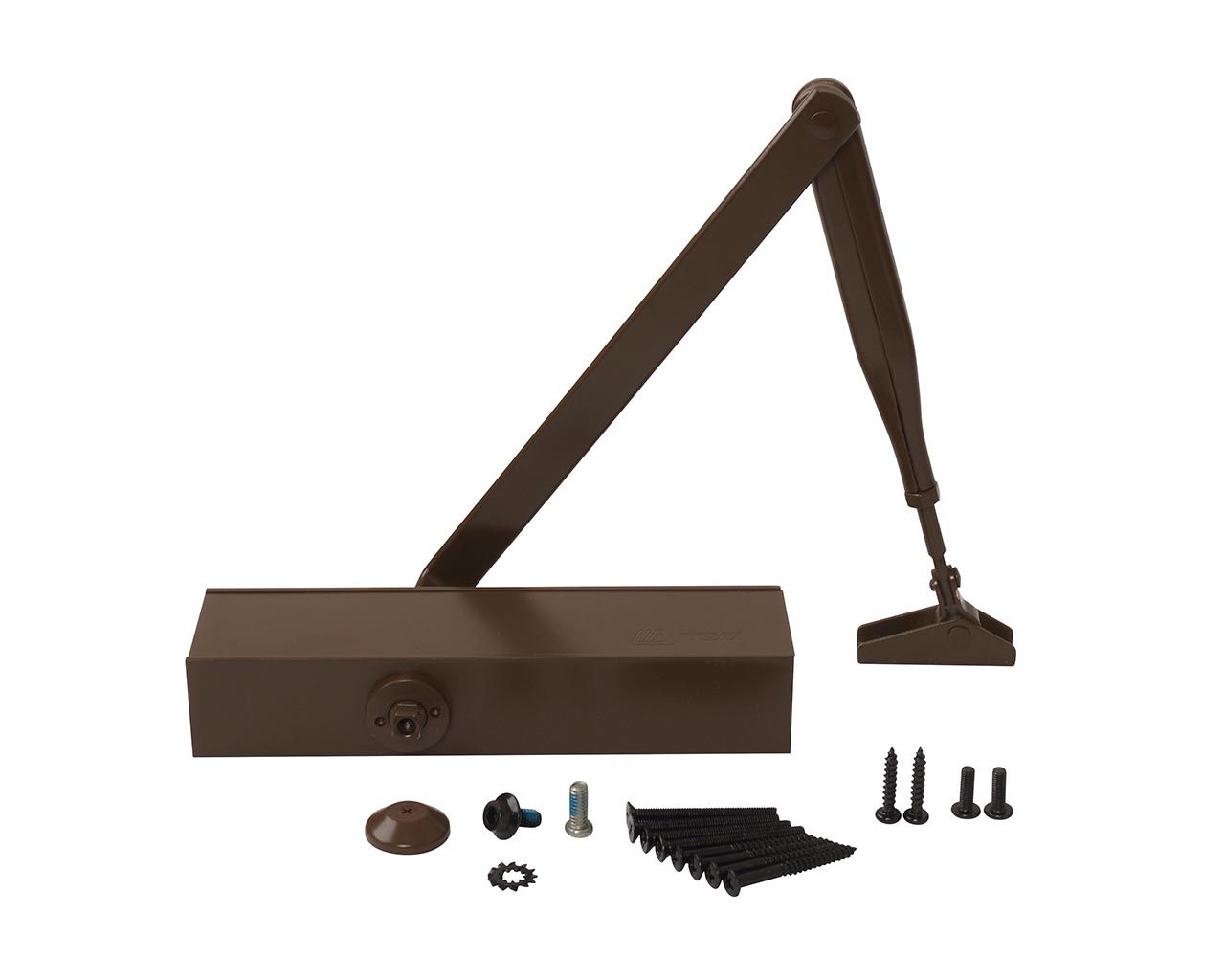 Доводчик ECO Schulte TS 11F EN2/3/4/5, с тягой, Коричневый RAL8014. Рис. 2