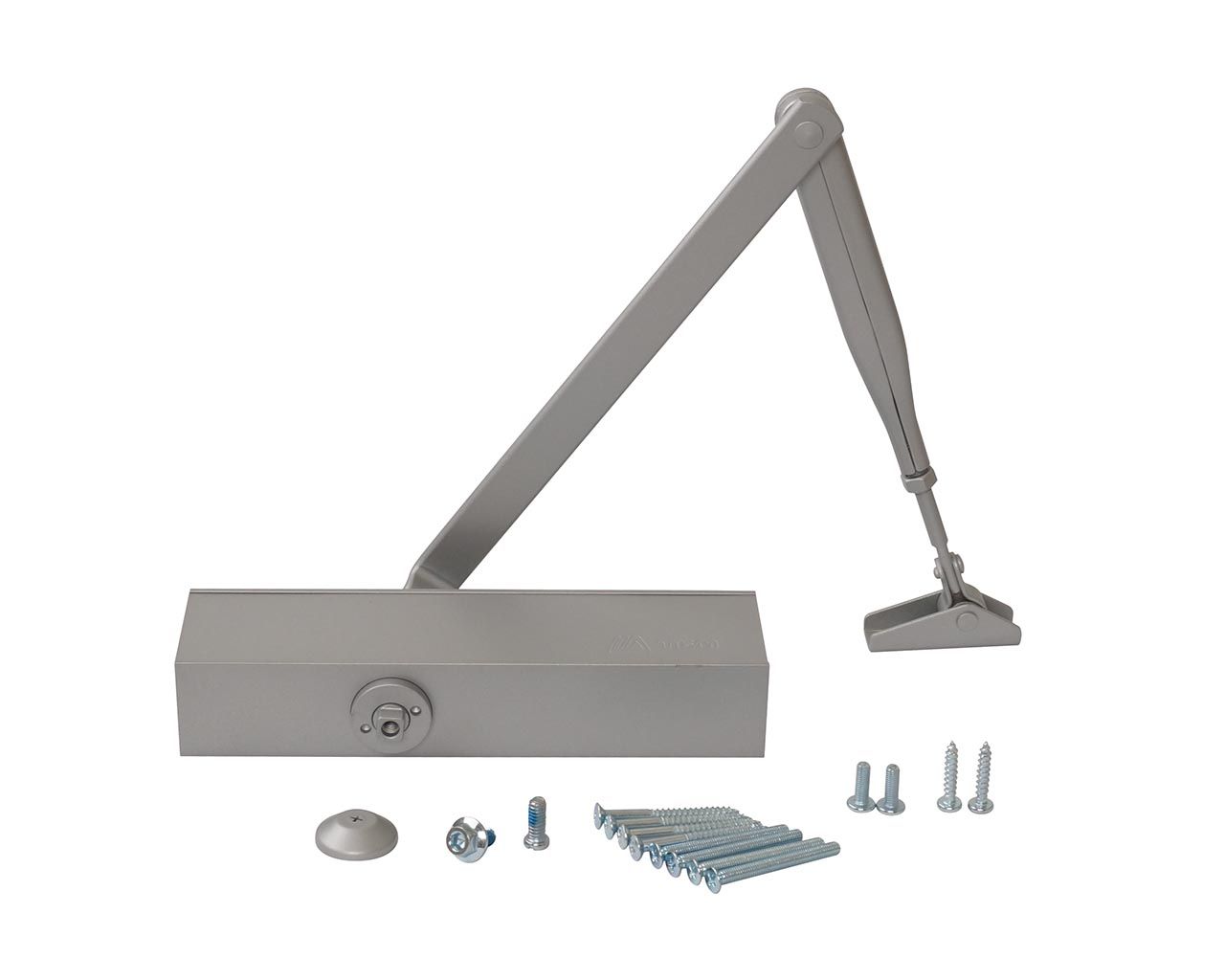 Доводчик ECO Schulte TS 11F EN2/3/4/5, с тягой, Серебро RAL9006. Рис. 2 Доводчик ECO Schulte TS 11F EN2/3/4/5, с тягой, Серебро RAL9006. Рис. 2