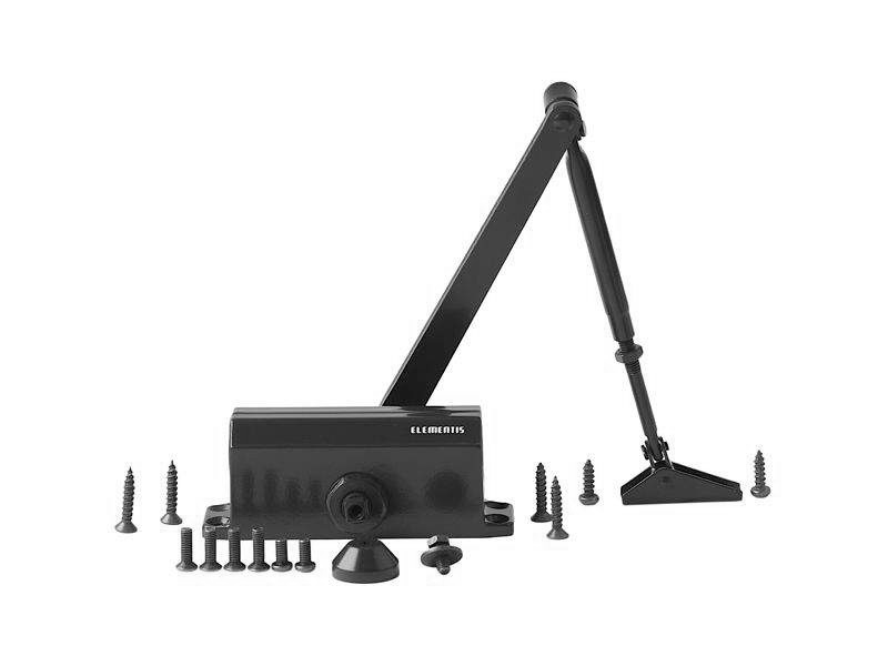 Доводчик Elementis 602 EN2 Черный RAL9005. Рис. 1 Доводчик Elementis 602 EN2 Черный RAL9005. Рис. 1