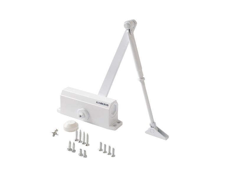 Доводчик Elementis 603 EN3, с фиксацией Белый RAL9016. Рис. 2 Доводчик Elementis 603 EN3, с фиксацией Белый RAL9016. Рис. 2