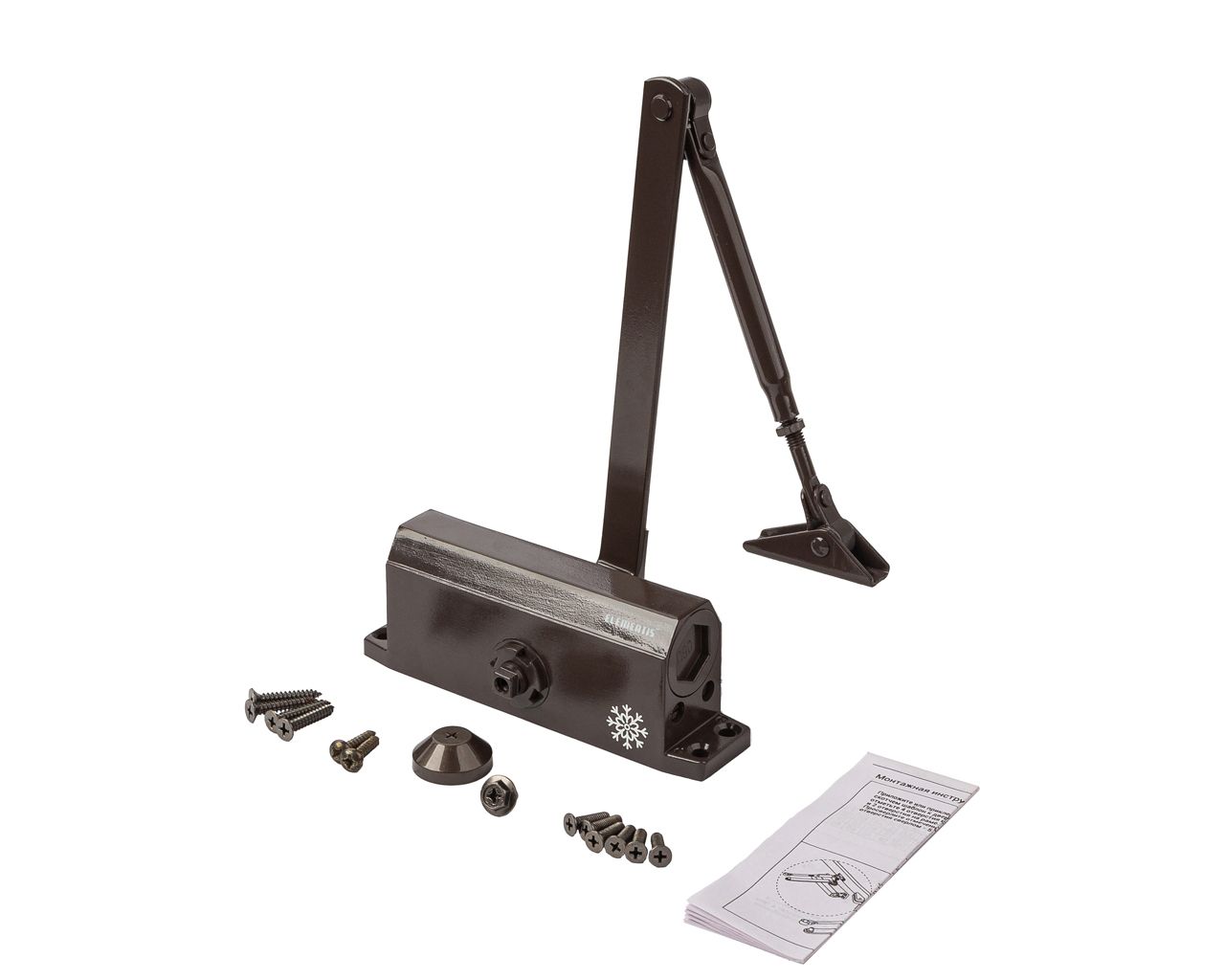 Доводчик Elementis 603 EN3/4 с фиксацией Коричневый RAL8019. Рис. 3