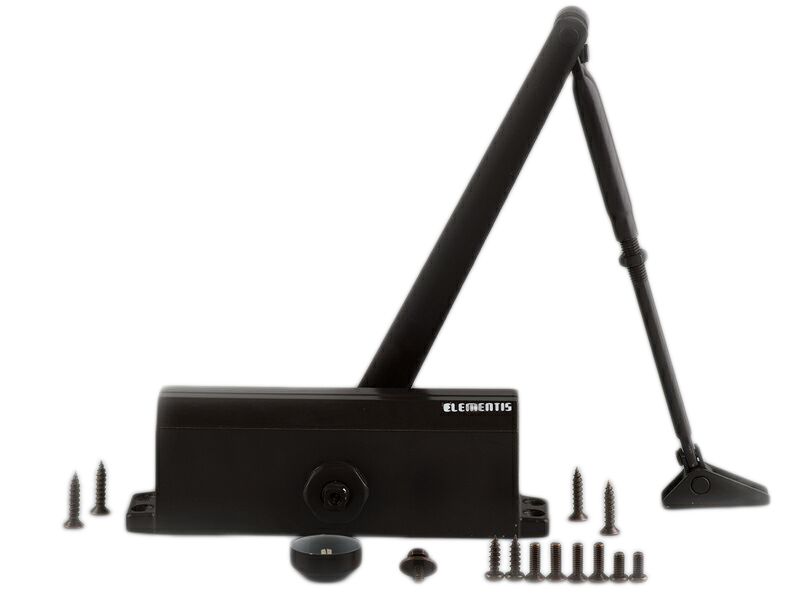 Доводчик Elementis 604, EN4 Коричневый RAL8019. Рис. 1 Доводчик Elementis 604, EN4 Коричневый RAL8019. Рис. 1