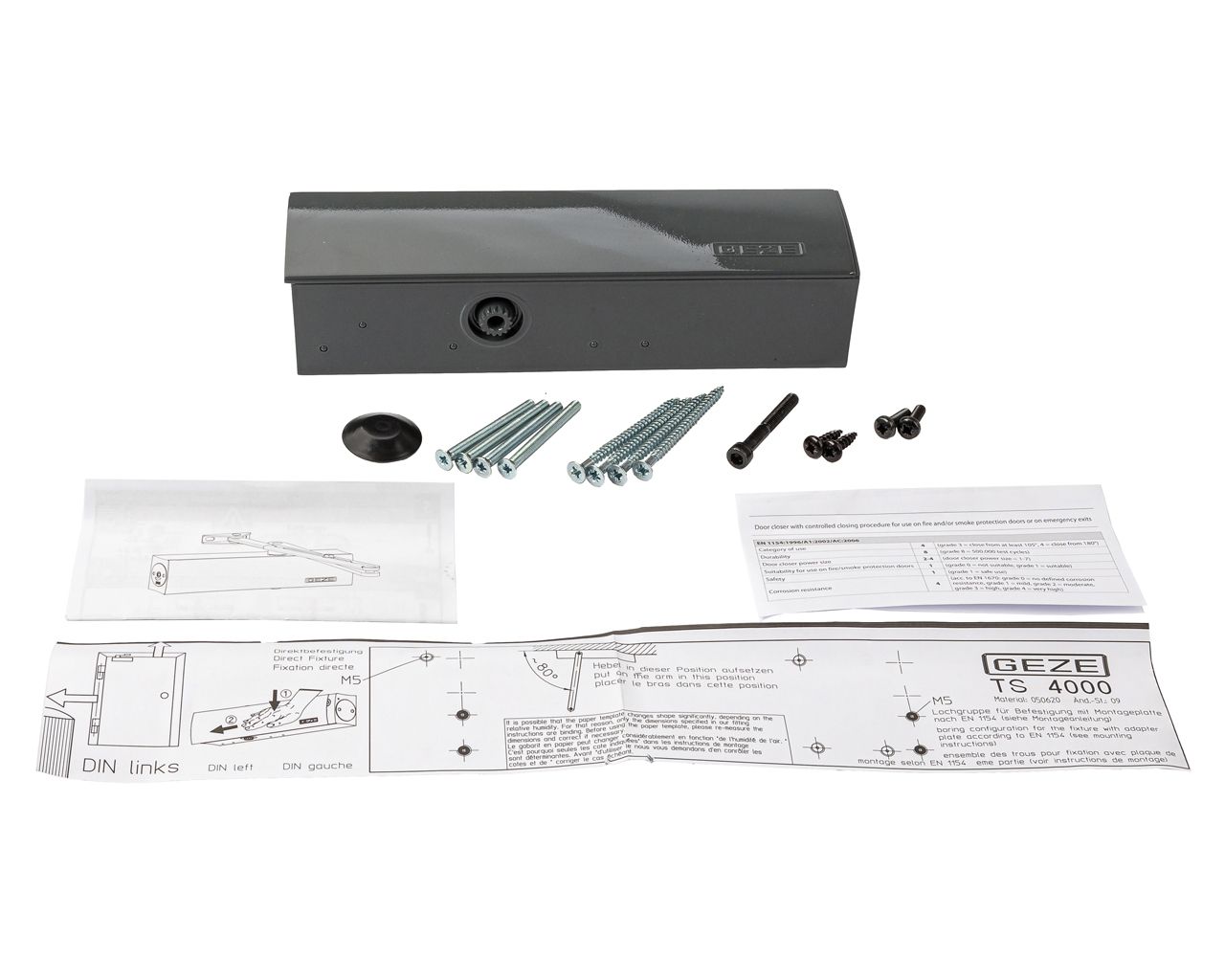 Доводчик GEZE TS 2000 NV BC EN 2-4, без тяги, графит RAL7024. Рис. 2 Доводчик GEZE TS 2000 NV BC EN 2-4, без тяги, графит RAL7024. Рис. 2