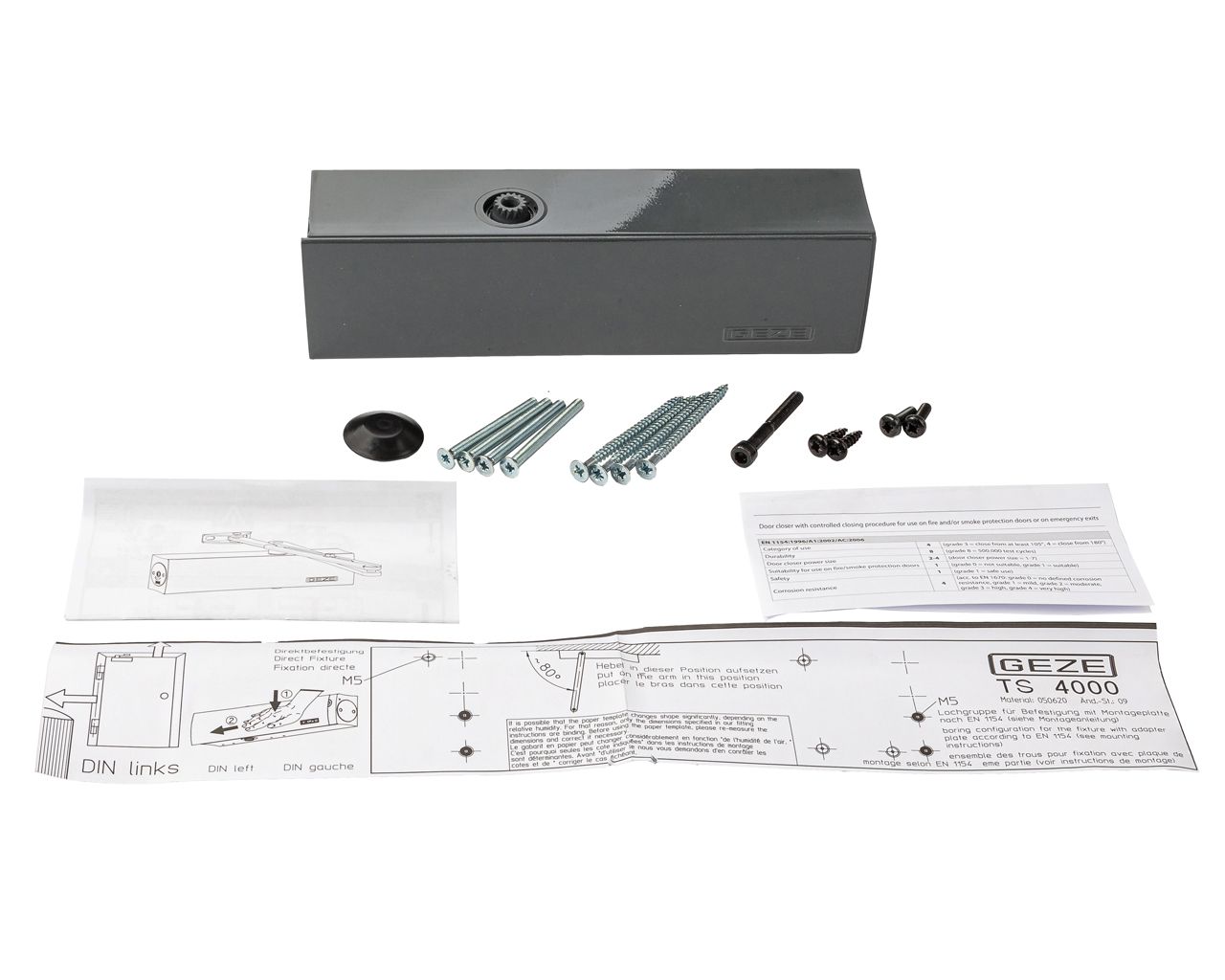 Доводчик GEZE TS 2000 NV BC EN 2-4, без тяги, графит RAL7024. Рис. 3 Доводчик GEZE TS 2000 NV BC EN 2-4, без тяги, графит RAL7024. Рис. 3