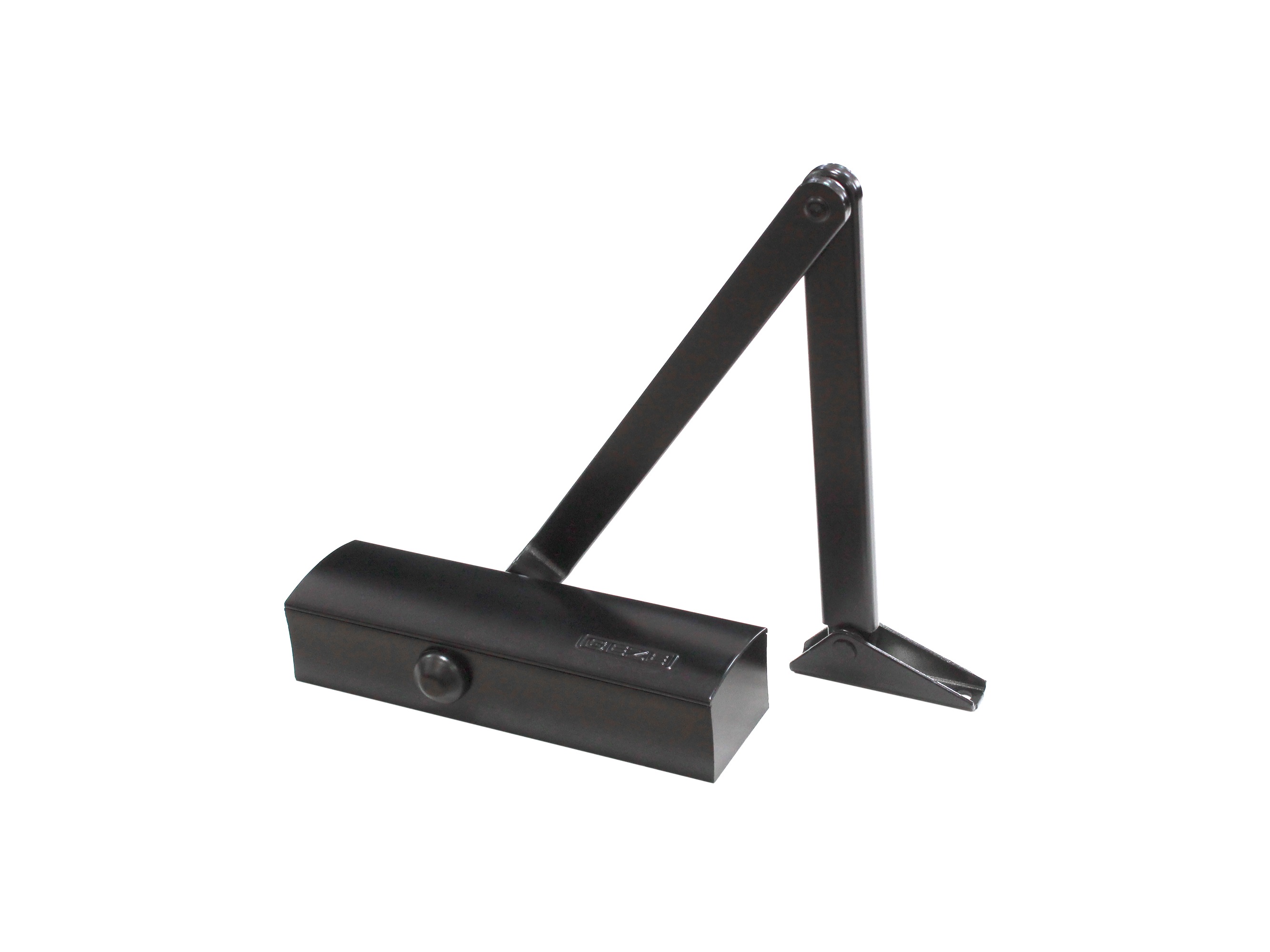 Доводчик дверной Geze TS 1500 с тягой, Черный RAL9005. Рис. 1