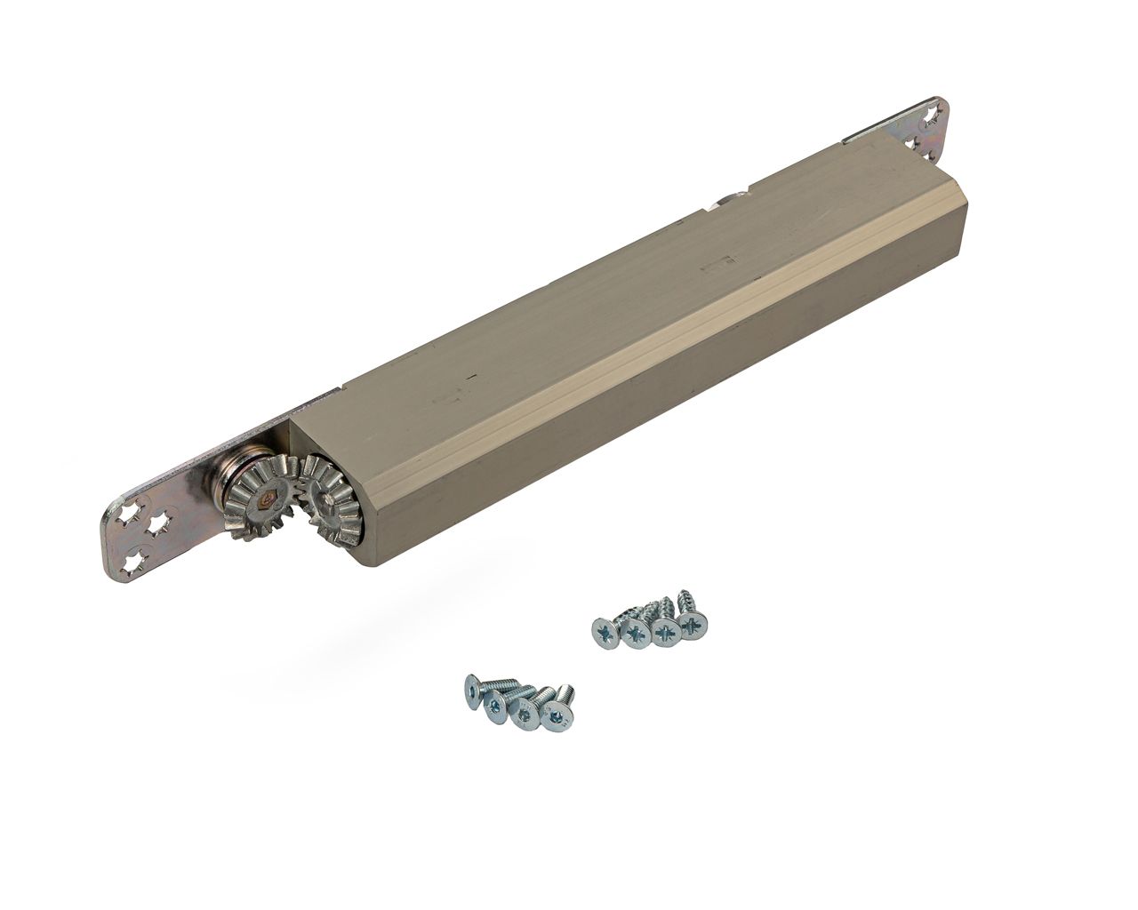 Доводчик врезной Boxer EN2-4 без тяги (с функцией замедление ДОХЛОПА), Серебристый. Рис. 2