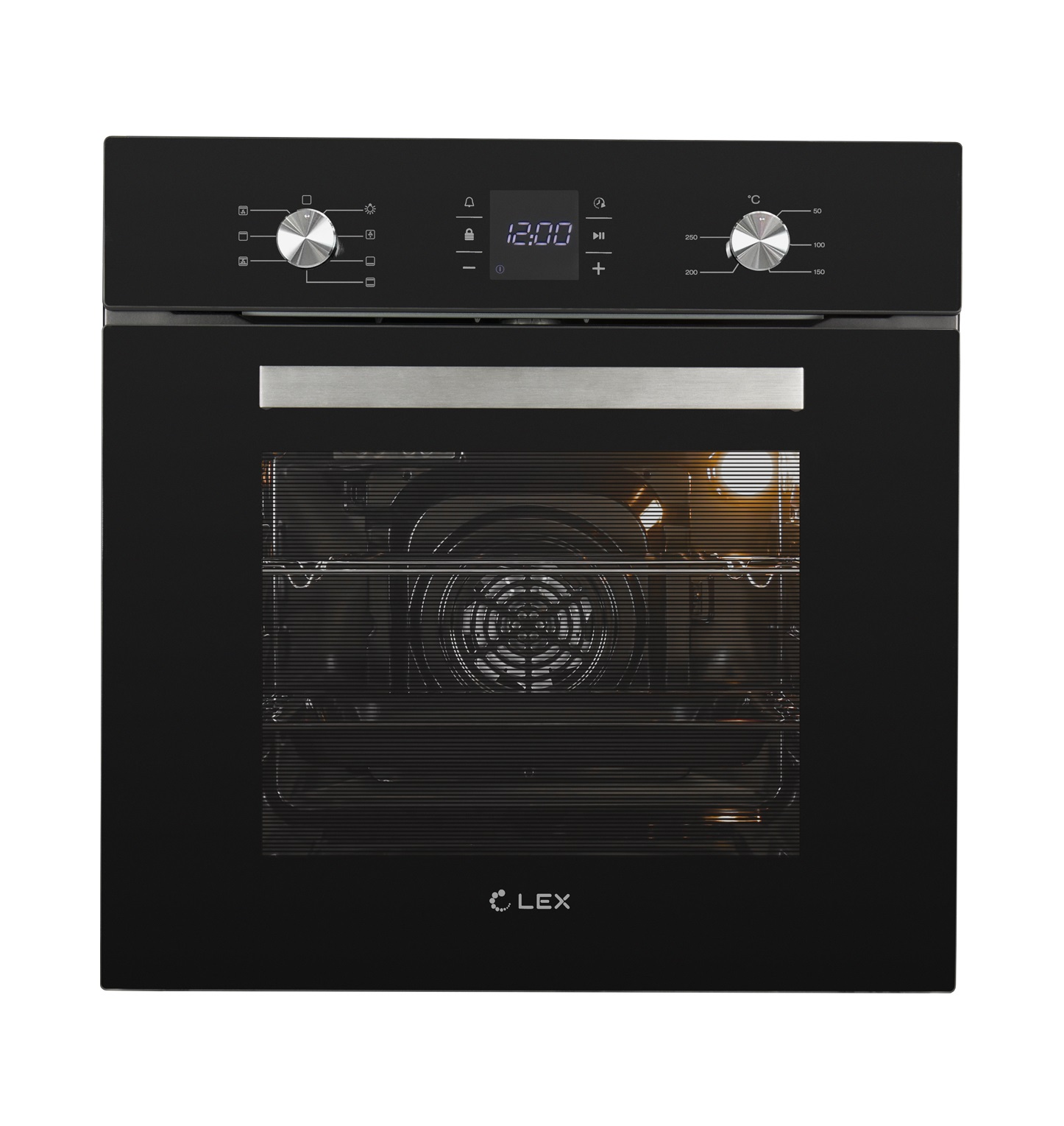 Духовой шкаф EDM 071 BL, ширина 600 мм, черный. Рис. 1