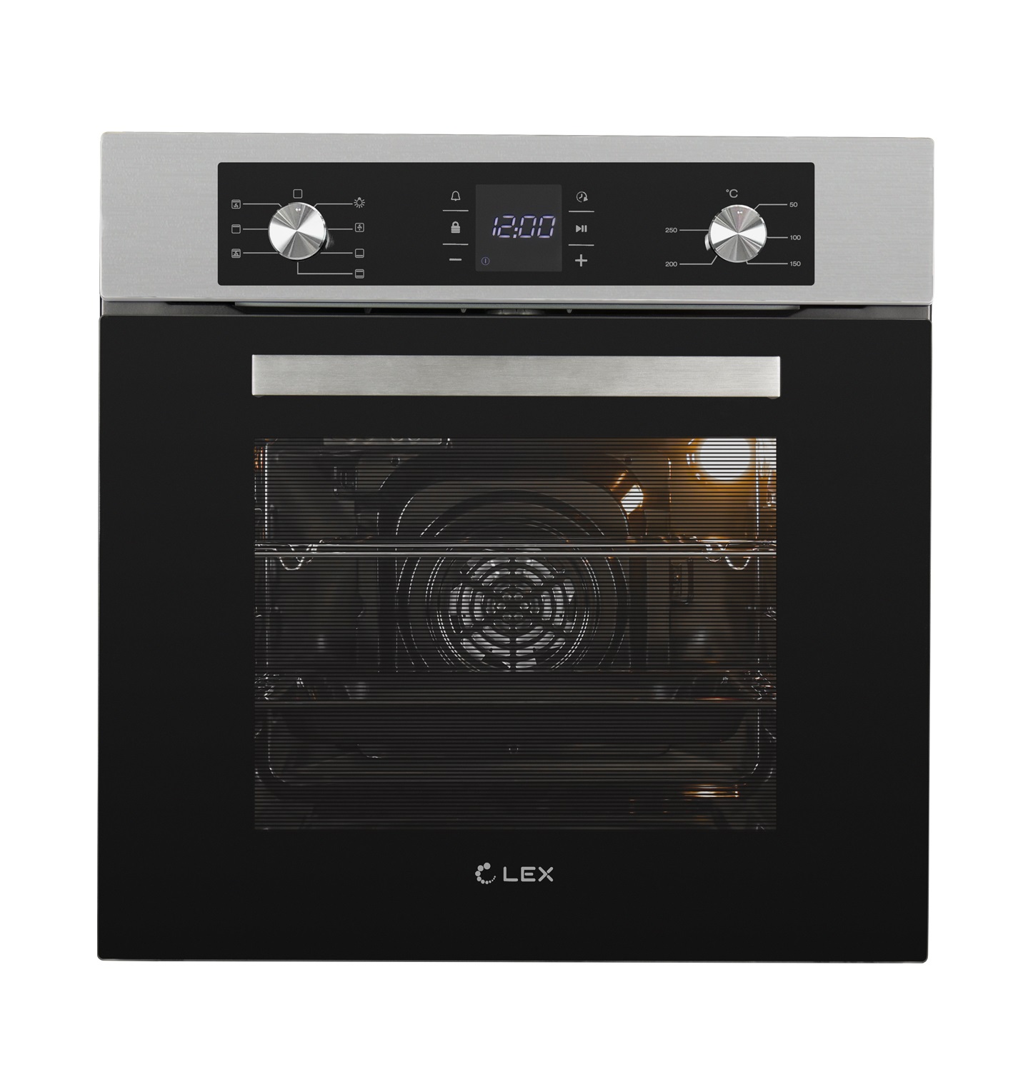 Духовой шкаф EDM 071 IX, ширина 600 мм, нержавеющая сталь. Рис. 1