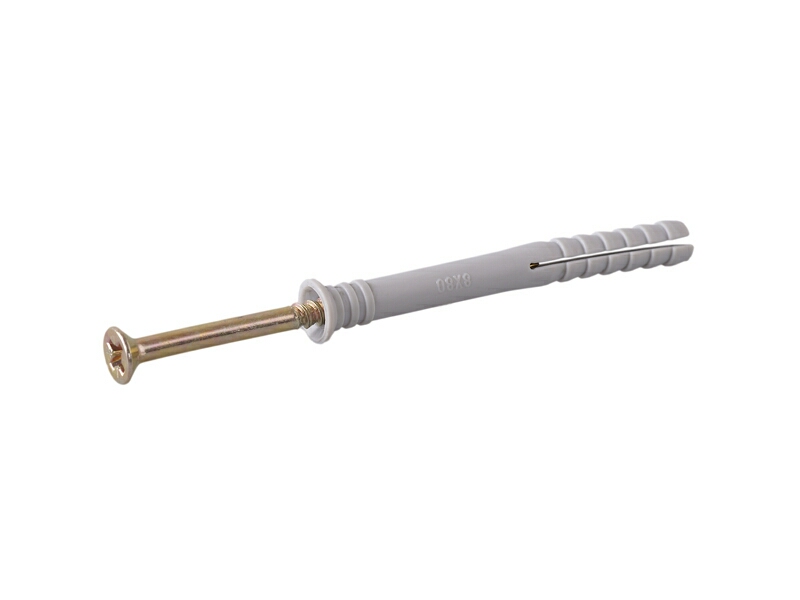 ELEMENTIS Дюбель с пласт. пробкой, потайн.голов. 8х 80  (2ч). Рис. 1