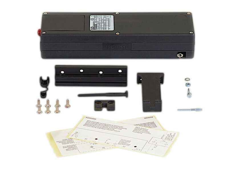 Электропривод цепной оконный VARIA UNI 230В (для монтажа на ПВХ, дерево необходимы дополнительные винты), черный, 01654010. Рис. 1