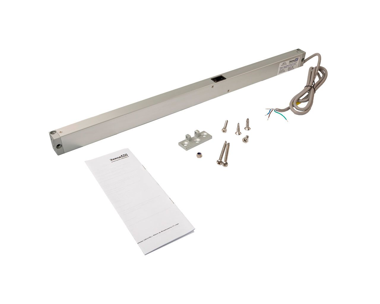 Электропривод цепной AO DL S 350/500, без креплений, 24V, 350H, длина хода 500мм. для скрытого или накладного монтажа, серый. Рис. 1