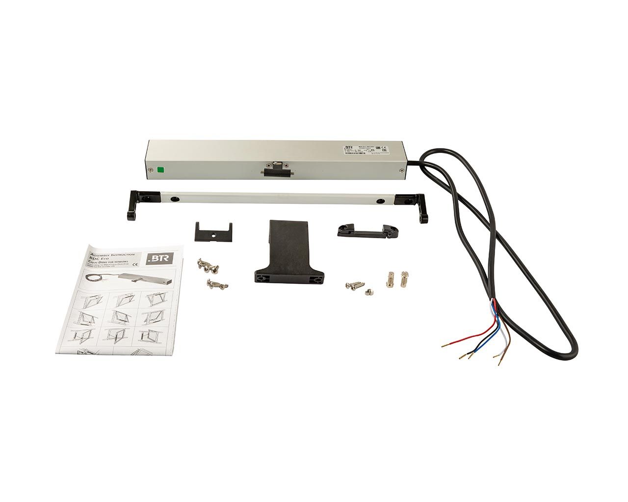 Электропривод цепной оконный BDC Eco, Syncro, с консолями, 230В, серебристый. Рис. 2