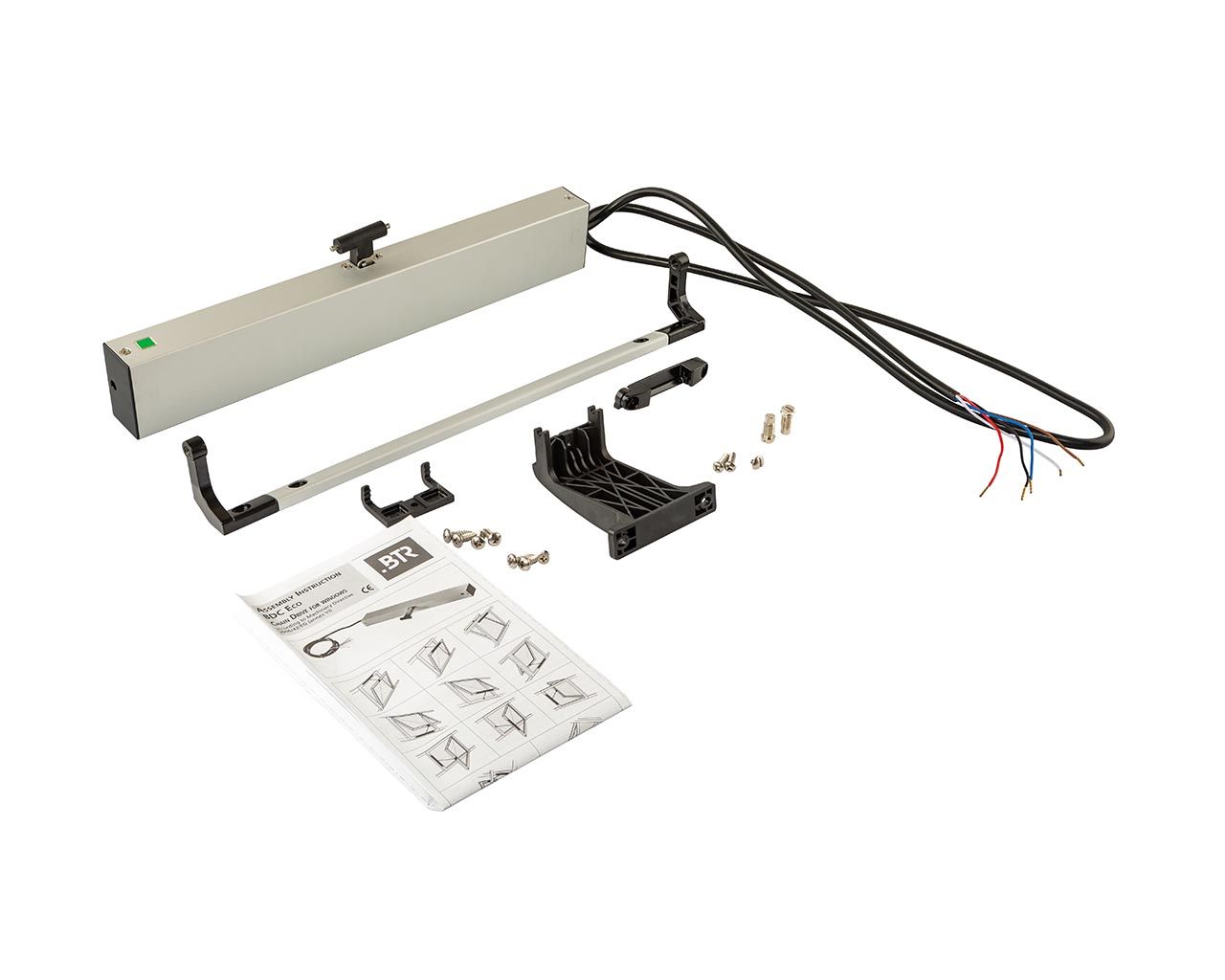 Электропривод цепной оконный BDC Eco, Syncro, с консолями, 230В, серебристый. Рис. 3