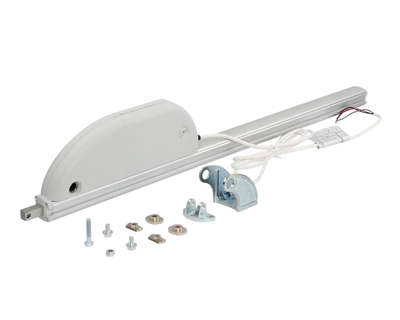 Электропривод реечный RACK MAX 650, 24В, 750мм, серебро, 0744800001