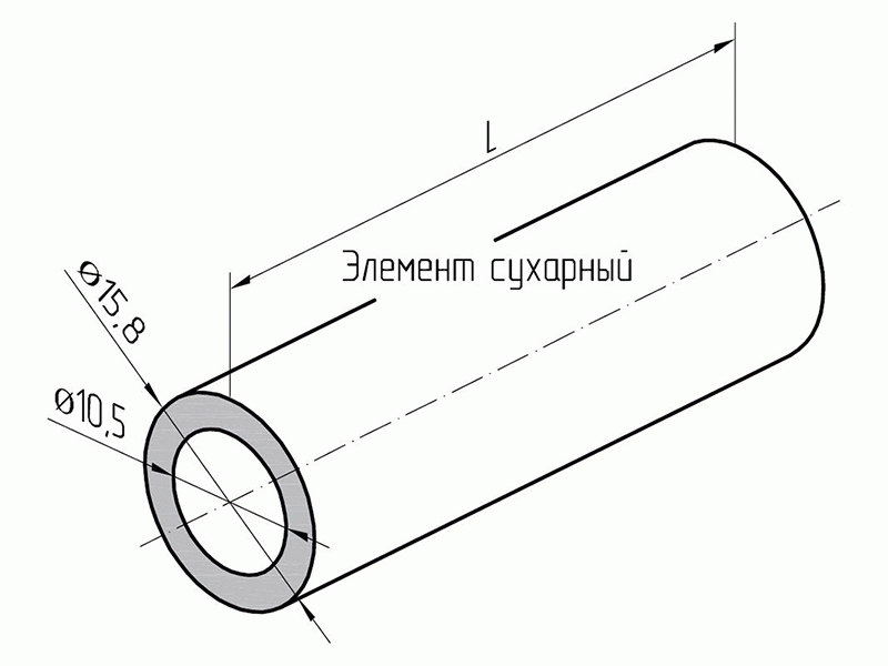 Элемент сухарный, 51мм (из проф.F50.0416). Рис. 1