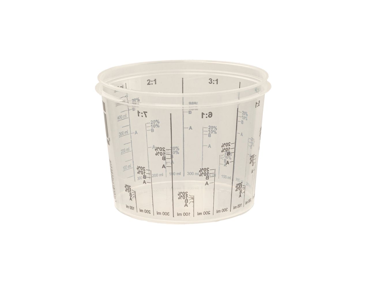 Емкость пластиковая 0,75л без крышки для смешивания краски